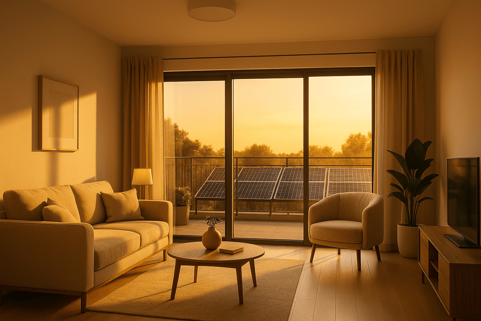 Intérieur lumineux — chêne neutre